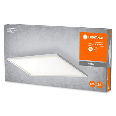 Panel LED Natynkowy 22W 1600lm 4000K Neutralna 30x60cm Prostokątny PLANON Plus LEDVANCE