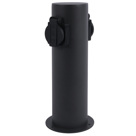 Lampa Ogrodowa LED Słupek Zewnętrzny Stojący Czarna IP44 Elektri Sanico Goldlux