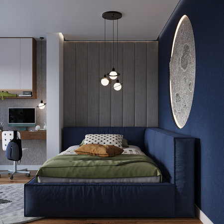 Lampa Sufitowa Wisząca Zwis G9 Kulista Czarna Nowoczesna Hyperion Sollux