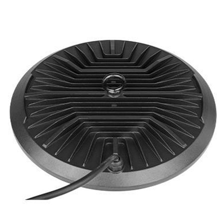 Lampa LED High Bay Wisząca Przemysłowa 150W 4500K Neutralna 90° Czarna Biała IP65 Dsp Masterled