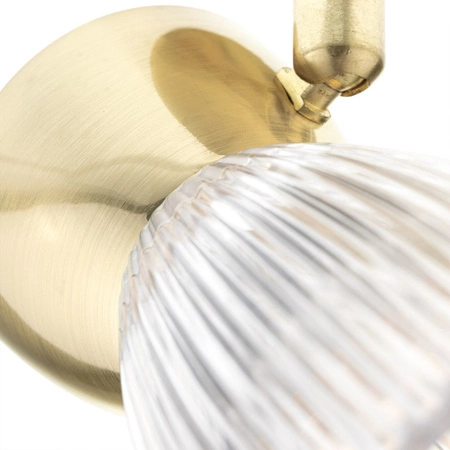 Lampa Ścienna Kinkiet BEST Złota 1xE14 Milagro