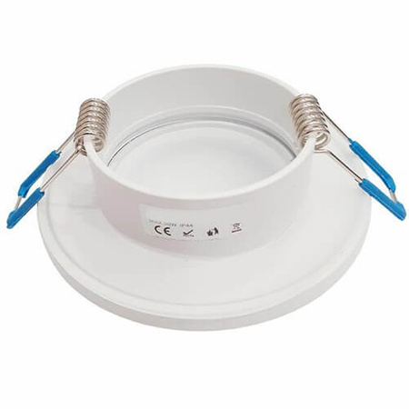 Oprawa HALOGENOWA Podtynkowa Okrągła Podbitka Łazienkowa Hermetyczna Oczko IP44 Biała