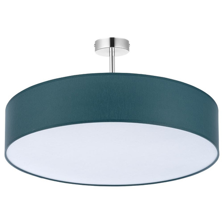 Lampa Sufitowa RONDO Żyrandol Chrom Zielono-Biała Minimalistyczna 4xE27 2771 TK Lighting