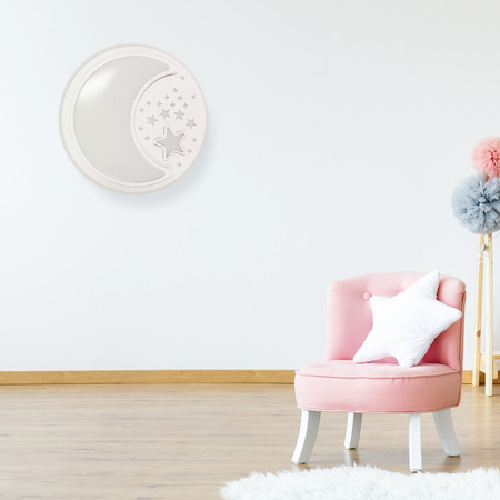 Plafon LED Lampa Sufitowa Natynkowa NOTE Biały 45W LED Ø480 mm Milagro