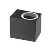 Lampa Ogrodowa Elewacyjna Kinkiet GU10 IP44 Jednostronny Kwadratowy Czarny VT-7651 V-TAC