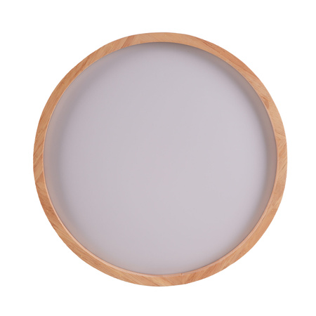 Plafon LED Oprawa Sufitowa 12W 1400lm 4000K Neutralna 120° Biała Brązowy IP44 Janusz Sanico Goldlux