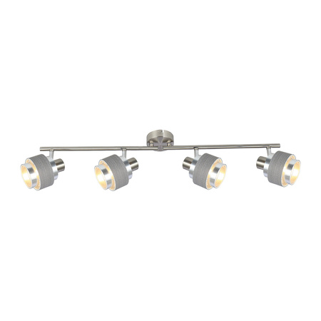 Lampa Sufitowa Punktowa Reflektor Spot 4x E14 Chrom Nowoczesny Basil 5382 Rabalux
