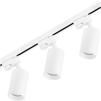 Zestaw Szyna Oświetleniowa Szynoprzewód 1m + 3x Reflektor Szynowy SAGI GU10 Biały LUMILED