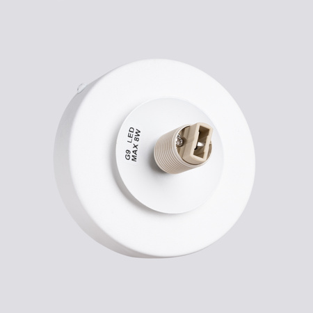 Lampa Ścienna Kinkiet 1x G9 Biała Yoli French Sky SL.1460 Sollux