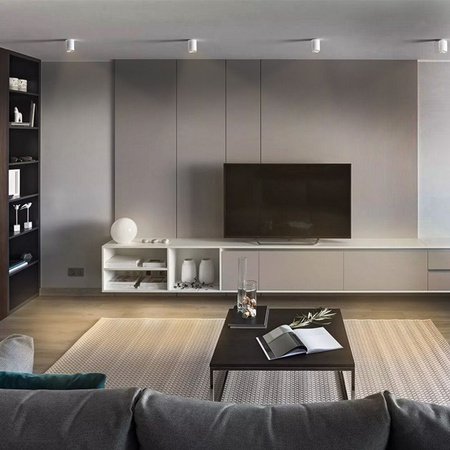 Oprawa Natynkowa SPOT Lampa Sufitowa 1x GU10 Ruchoma Biała STANLEY Videx