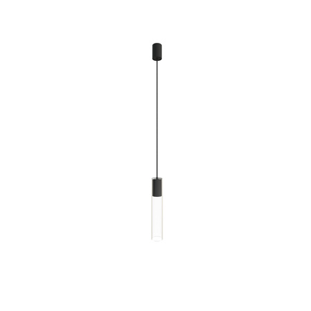 Lampa Sufitowa Wisząca GU10 Czarna Nowoczesna CYLINDER L 7864 Nowodvorski