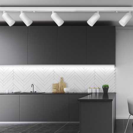 Oprawa Ścienno-Sufitowa Reflektor Punktowy 6x GU10 Biała LONDON Sanico Goldlux