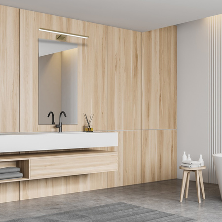 Lampa Ścienna Kinkiet SHINE Mosiądz 60cm 13,8W LED Milagro