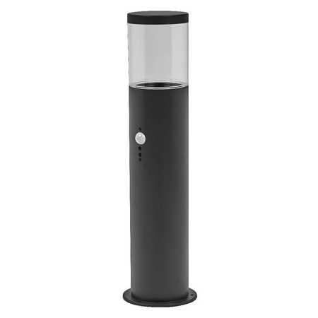 Lampa Ogrodowa Zewnętrzna Stojąca Słupek E27 50cm IP44 Szary Z Czujnikiem Ruchu i Zmierzchu Endura Ledvance