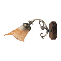Kinkiet Ścienny Lampa E14 Brązowy Klasyczny Rustic 3 7091 Rabalux