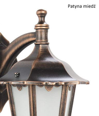 Lampa Ogrodowa Zewnętrzna Elewacyjna KINKIET LED Retro Midi K 3012/1/M E27 Su-Ma