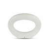 Kinkiet ścienny LED 10W 4000K IP65 Owalny Biały VT-811 V-TAC