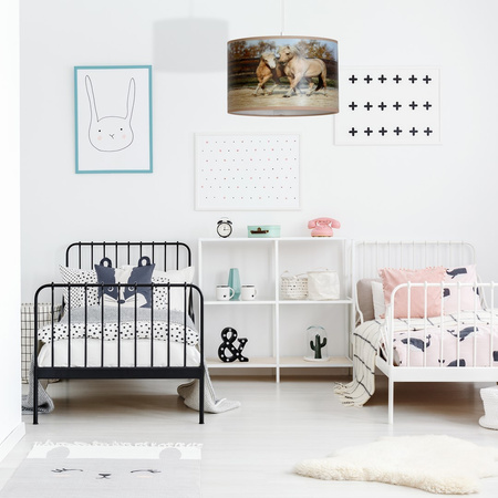 Lampa Wisząca Sufitowa HORSES 1xE27 Milagro