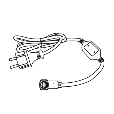 Przewód Przyłączeniowy z Zasilaczem do Węży Świetlnych 230V IP65 GIVRO Kanlux