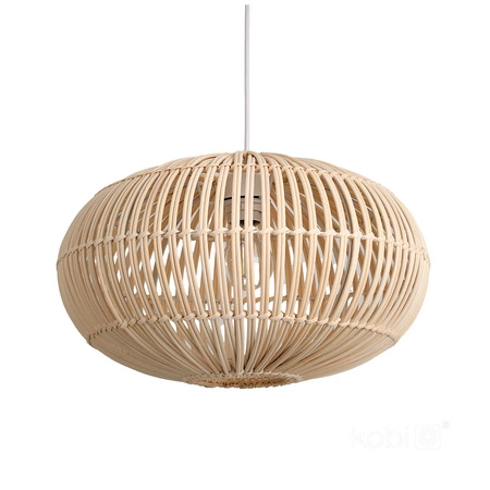 Lampa Wisząca Dekoracyjna Zwis Bambusowa E27 Boho Bonti Kobi