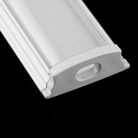 Profil Aluminiowy do LED KM34-S Srebrny Natynkowy 2m