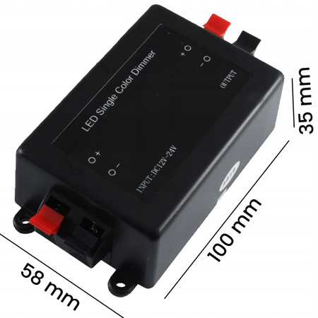 Ściemniacz Do Taśm LED Sterownik Radiowy z Pilotem RF 8A 12V