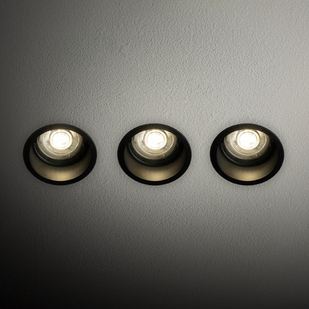 Oprawa Podtynkowa Sufitowa GU10 Czarna CUP 10794 Nowodvorski