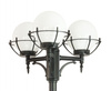 Lampa Ogrodowa Zewnętrzna Słupek LATARNIA E27 Kule z koszykiem 200 OGMWN 3 KPO 180-280cm czarny Su-Ma
