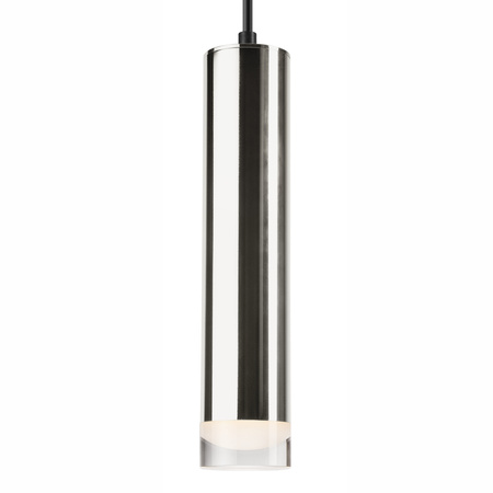 Lampa Wisząca Sufitowa DIEGO E27 Czarna Chrom LM-1.124 Lamkur