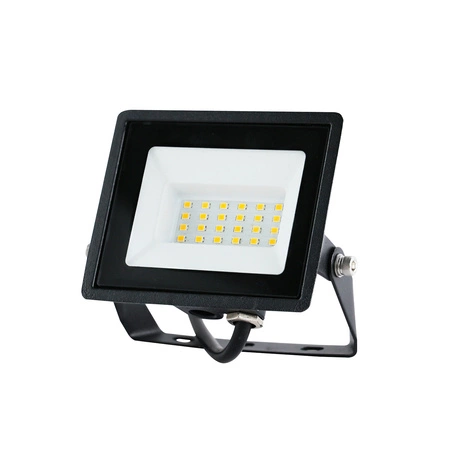 Naświetlacz LED Zewnętrzny Ogrodowy 20W 1620lm 6500K Zimny 120° IP65 IK05 Czarny MH Kobi