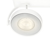 Lampa Sufitowa Reflektor LED 9W 1000lm 2200-2700K Ściemnialna WarmGlow Biała Clockwork Philips