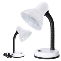Lampka Biurkowa Oprawa Stołowa Regulowana E27 Biała Śmieszek Kobi