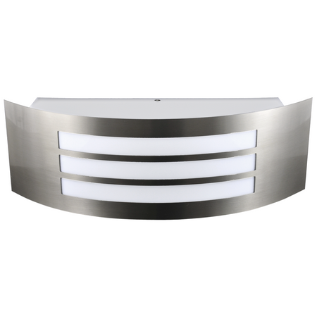 Plafon ogrodowy LED E27 Sitom GOLDLUX (Polux) stalowy srebrny Inox