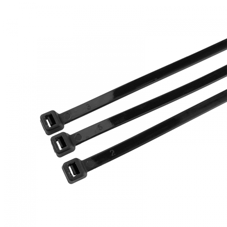 Opaski Zaciskowe Kablowe 7.6x500 mm Czarne UV TRYTYTKI TRYTKI ZIPERKI OK-76500B .MORE 50 szt.