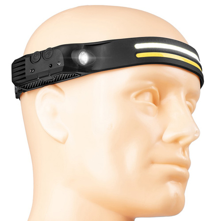 Latarka Czołowa Akumulatorowa 2x COB + XPE VA0129 VAYOX