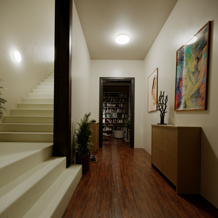 Lampa Sufitowa Plafon LED 21W 2900lm 4000K z Czujnikiem Zmierzchu Biała Acuna Philips