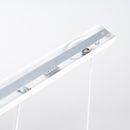 Lampa Sufitowa Wisząca Zwis 3x G9 Nieregularna Biała Nowoczesna Brina Sollux