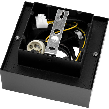 Oprawa Natynkowa HALOGENOWA Ruchoma SPOT GU10 Kwadrat Czarna AURI LUMILED