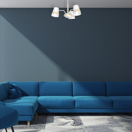 Lampa Sufitowa Żyrandol VENEZIA Biała 3xE27 Milagro