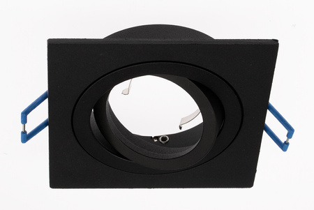 Oprawa Podtynkowa HALOGENOWA TUBA SPOT Ruchoma Midi GU10 Lumiled Kwadratowa Czarna 20mm