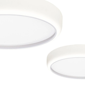 Plafon LED Lampa Sufitowa Natynkowa GEA Biały 36W LED Ø390 mm Milagro