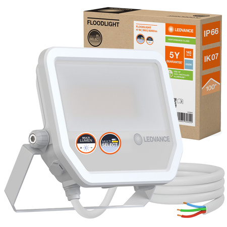 Naświetlacz LED Reflektor Zewnętrzny Lampa 41W 6000lm 6500K IP66 Biały Floodlight Ledvance