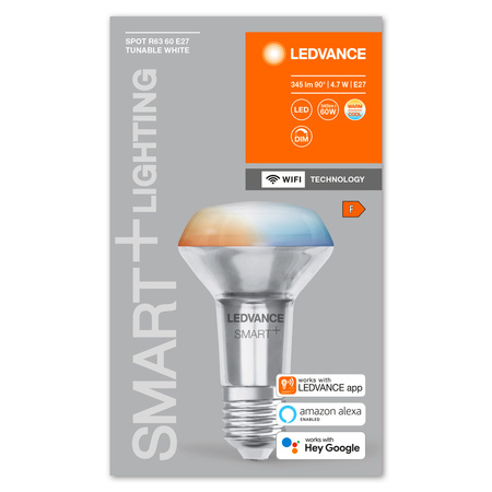 Żarówka LED E27 R63 4,7W = 40W 345lm CCT 45° LEDVANCE SMART+ WIFI Ściemnialna