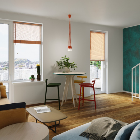 Lampa Sufitowa Wisząca Zwis E27 Nieregularna pomarańczowy Nowoczesna Diego Sollux