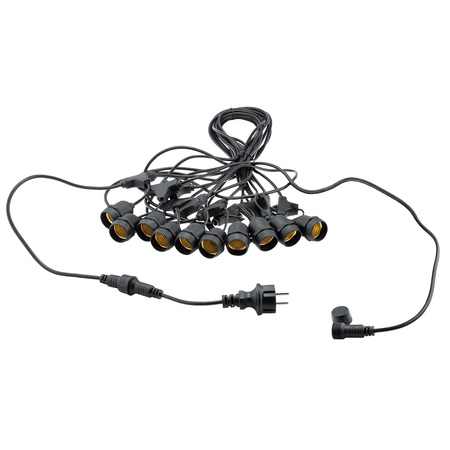 Girlanda Ogrodowa Zewnętrzna MALUS Łańcuch Świetlny 10m 10x E27 LUMILED