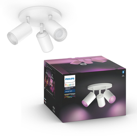 Philips HUE White and Color Ambiance Lampa Fugato 3x5,5W Bluetooth Zigbee 8718696171530