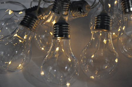 Girlanda Ogrodowa Zewnętrzna Łańcuch Świetlny 20 LED 2700K