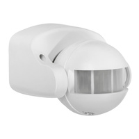 Czujnik Ruchu PIR 12m 150° Uniwersalny IP44 Natynkowy Biały ALER KANLUX