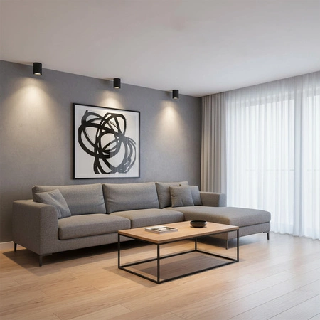 Oprawa sufitowa natynkowa okrągła JUPITER 13 C GOLDLUX (Polux) DOWNLIGHT E27