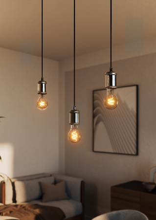 Żarówka LED Dekoracyjna A60 E27 4.9W = 40W 470lm 2200K Ciepła CRI90 300° Vintage 1906 Osram